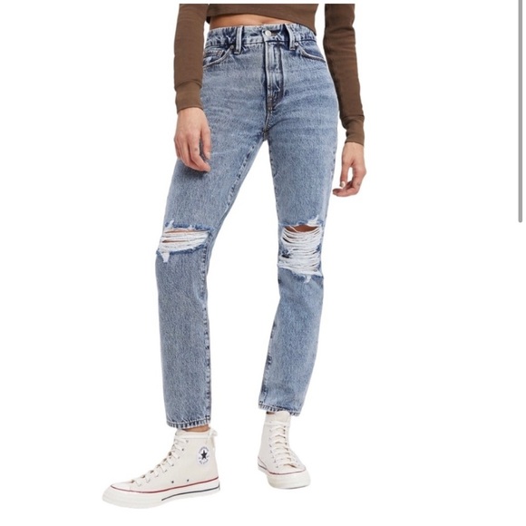 NWT Good American good classic jeans indigo - Picture 1 of 7